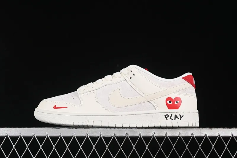 All categories Nk SB Dunk Series Nk SB Dunk Low High-end customized low-top sneakers Nk SB Dunk Low Rei Kawakubo joint-pig eight-meter white hook Anniversary high-end customized low-top casual sneakers KK1333-004